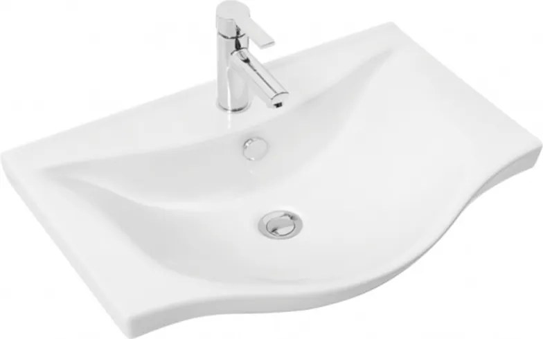 VivaStyle BIANKA 65 lábon álló fürdőszobabútor 3 fiókos Sanovit ALBATROS10065 mosdóval 64,5x46,5cm