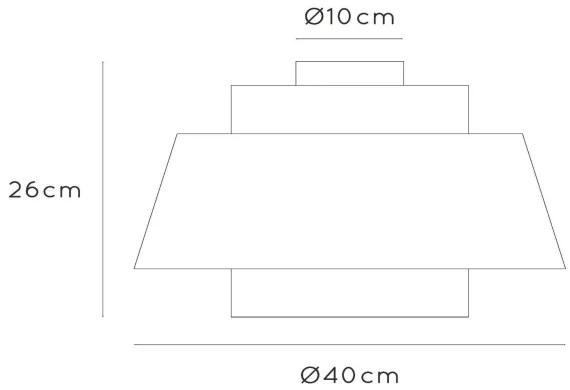 Lucide 21135/01/38 - Mennyezeti lámpa TRIBUTE 1xE27/40W/230V krémes