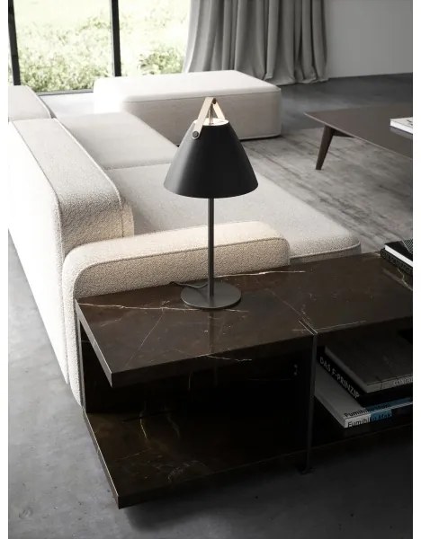 DFTP by Nordlux - STRAP asztali lámpa 1xE27/40W/230V fekete