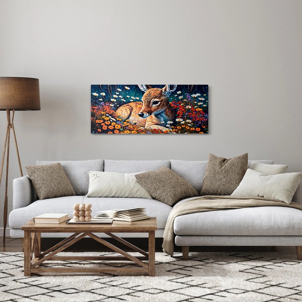 Kép - Festett szarvas (120x50 cm)