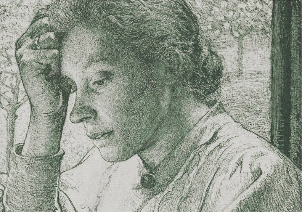 Dekoratív Fotótapéta Fali Falra Reflektív Nő 208x146 Ragasztó