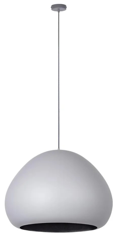 Csillár zsinóron LAVA 1xE27/15W/230V szürke/fekete