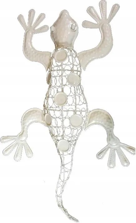 Gyík fali dekoráció Fémplasztika Kerti dekoráció az erkélyre