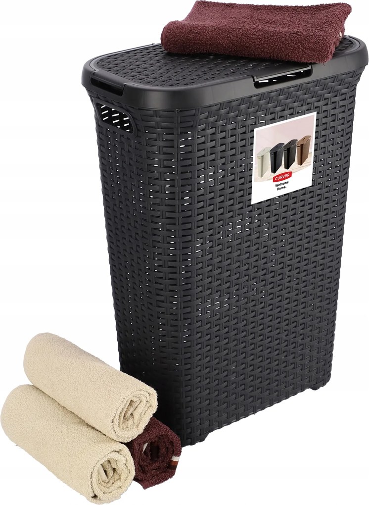 Curver Szennyestartó Kosár Keskeny 40L