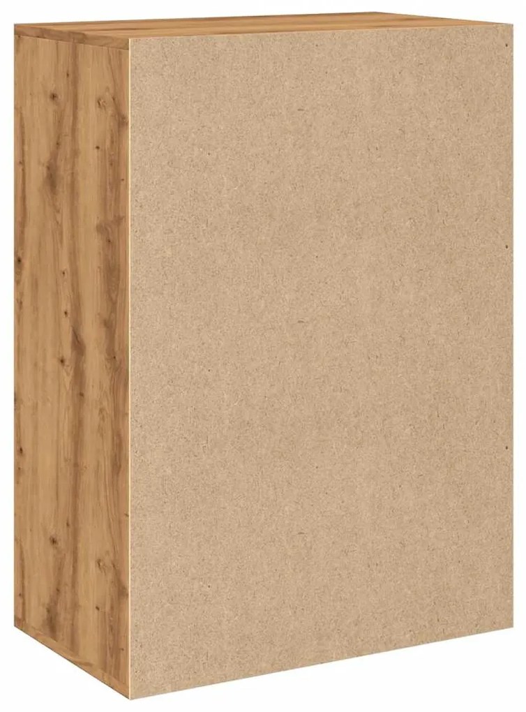 kézműves tölgy színű szerelt fa cipősszekrény 60 x 35 x 84 cm