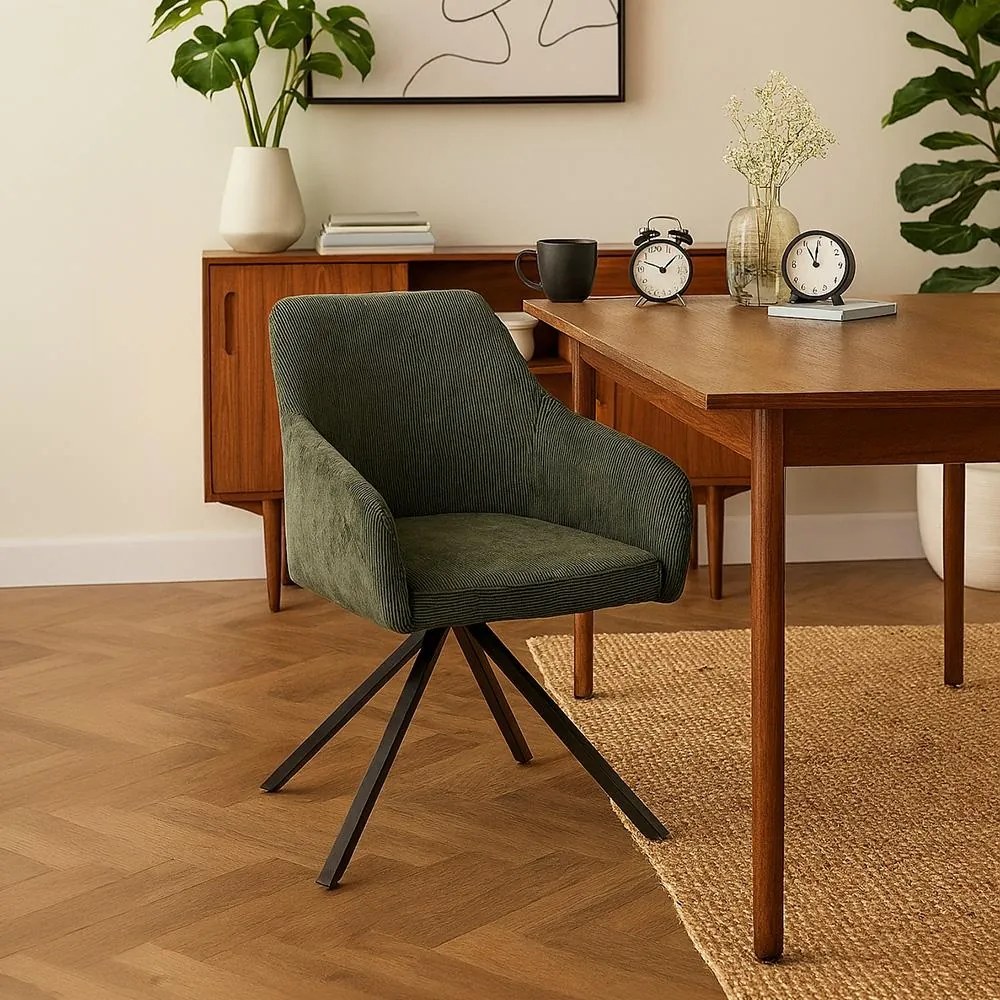 Avenberg LARO Étkezőszék szett - 2db, forgó, zöld