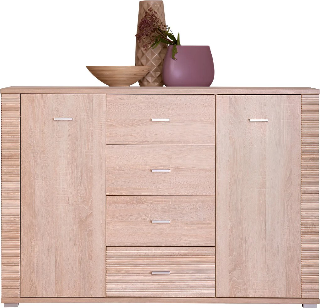 Komód typ 9, sonoma tölgy, GRAND