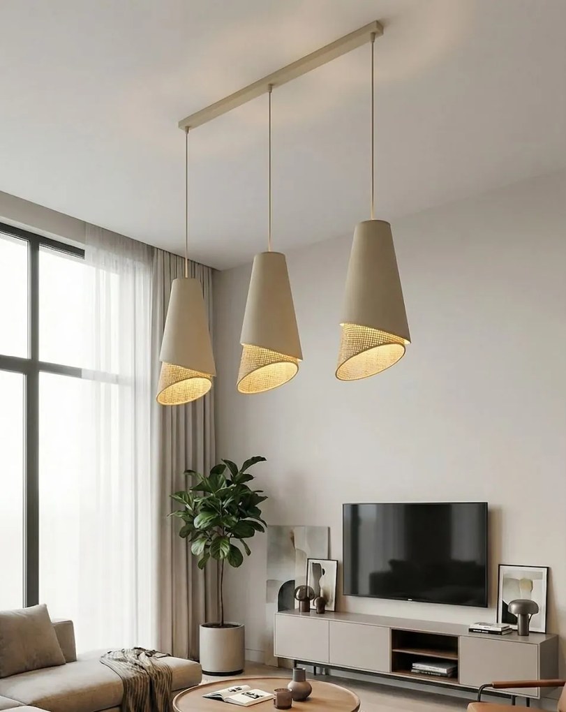 Emibig modern függeszték moda barna fekete emi1620/3