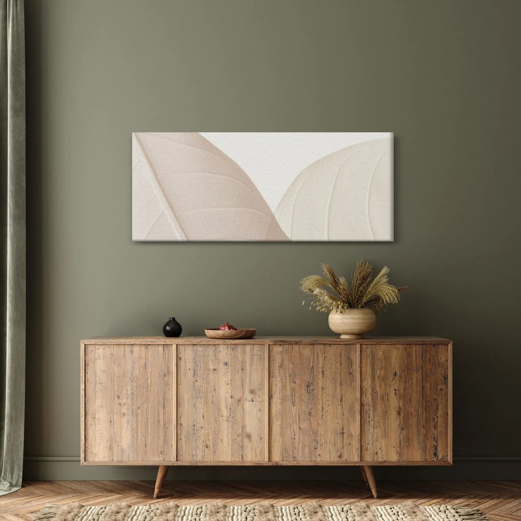 Kép - Texturált levelek (120x50 cm)