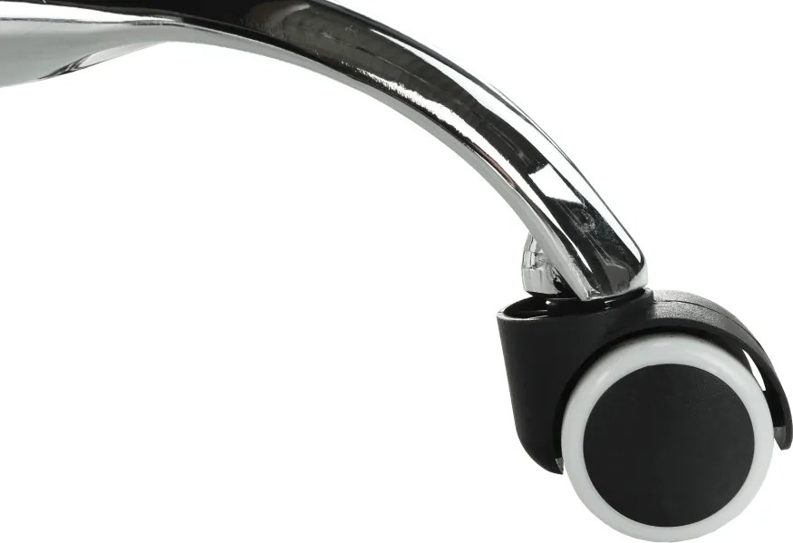 Irodai szék, textilbőr/fém, taupe/króm, FARAN