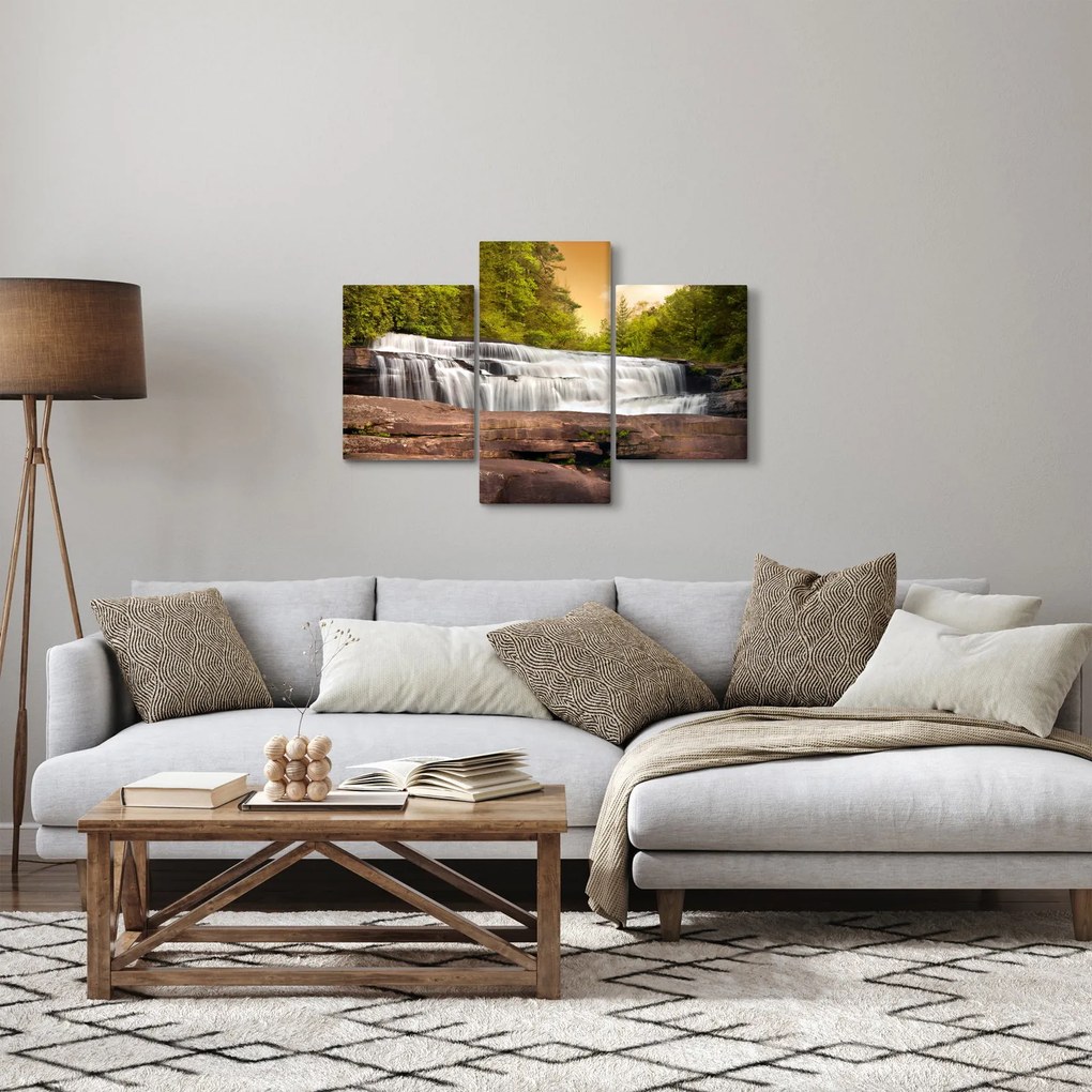 Egy vízesés képe (90x60 cm)
