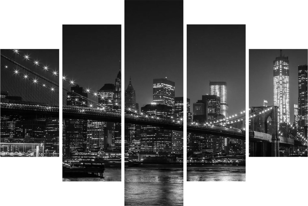 A New York-i Brooklyn-híd képe (150x105 cm)