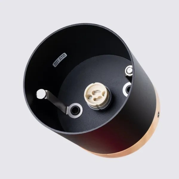 Sollux SL.1349 - spotlámpa RIF 1xGU10/10W/230V átm. 12 cm fekete