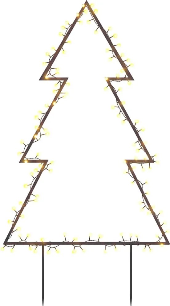 vidaXL karácsonyi fa fénydekoráció 115 LED 90 cm