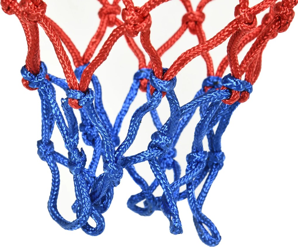 SPORTNOW Fali Kosárlabda Gyűrű, Kosárlabda Gyűrű, Törhetetlen Hátfallal, Acél Gyűrűvel és Tépésálló Hálóval, Tartozék Csavarokkal és Kulccsal, Kültéri