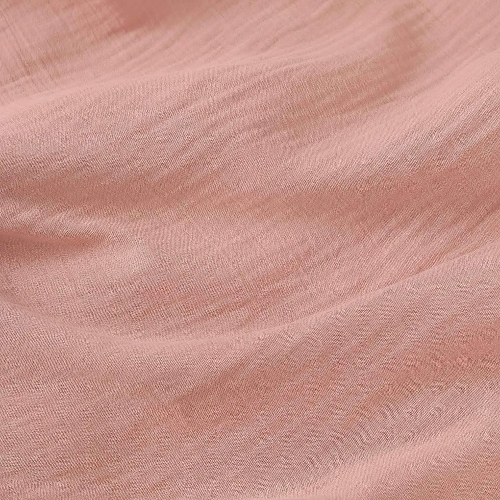 Goldea muszlin ágyneműhuzat – barack színű 140 x 200 és 70 x 90 cm