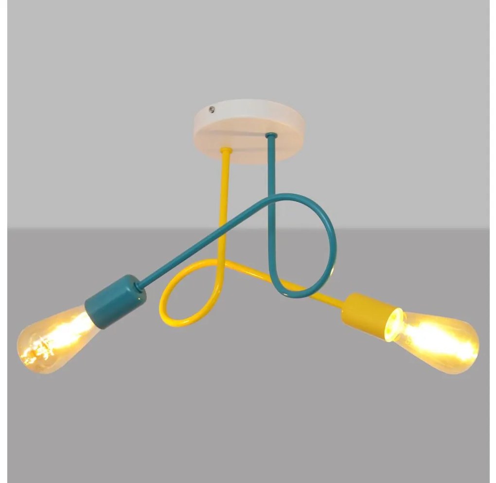 Gyerek mennyezeti lámpa OXFORD 2xE27/15W/230V