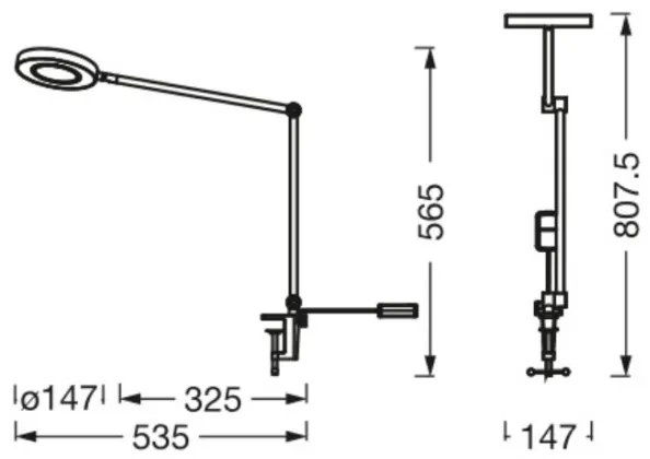 Ledvance - LED Dimmelhető lámpa csipeszes SUN@HOME LED/15W/230V CRI 95 Wi-Fi