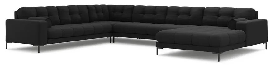Sötétszürke sarokkanapé (bal oldali) Bali – Cosmopolitan Design