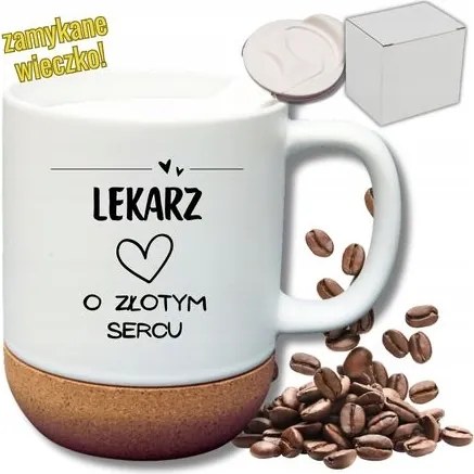 Fehér Bögre Parafa Vicces Ajándék Orvos Arany Szív