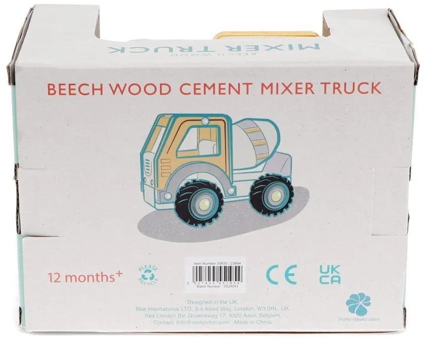 Fa játékautó Cement Mixer – Rex London