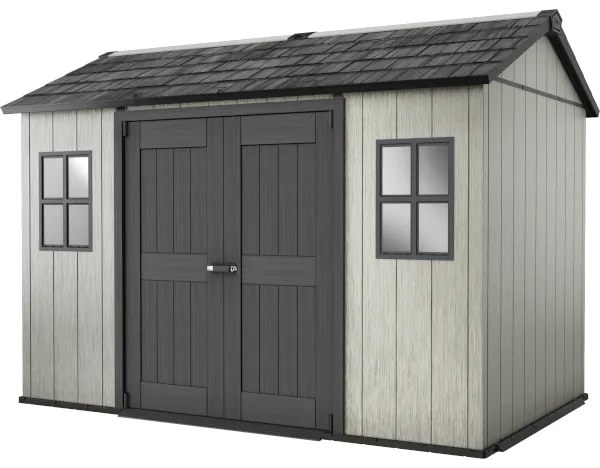 KETER SZERSZÁMOSHÁZ OAKLAND 1175SD BARNÁS SZÜRKE/ANTRACIT 350X230X253