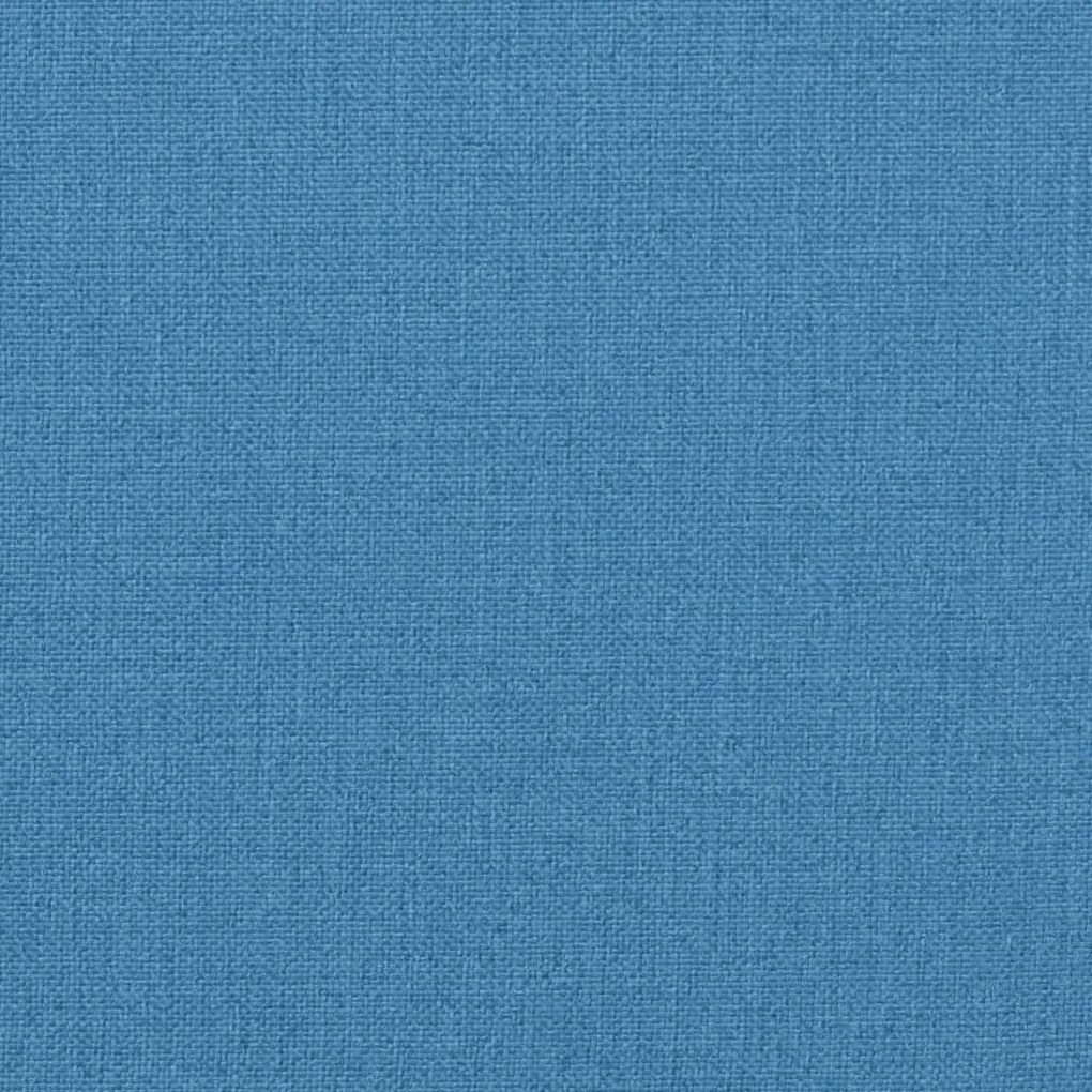 6 db melange kék szövet magas háttámlájú székpárna 120x50x4 cm