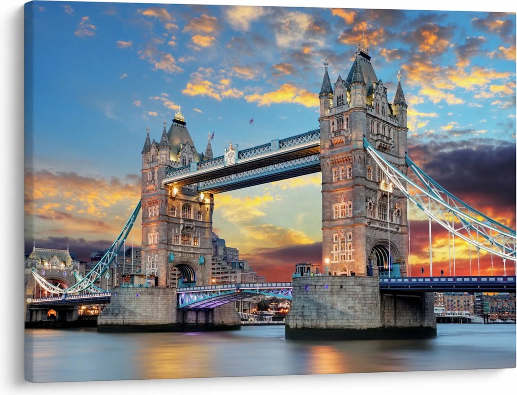Kép - Tower Bridge, London, Anglia (70x50 cm)