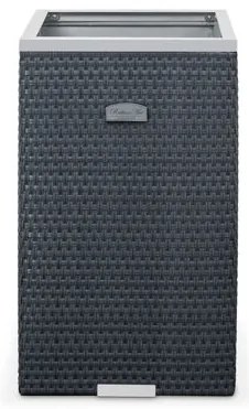 Rattan ültetvény Novara antracit 35x35x60