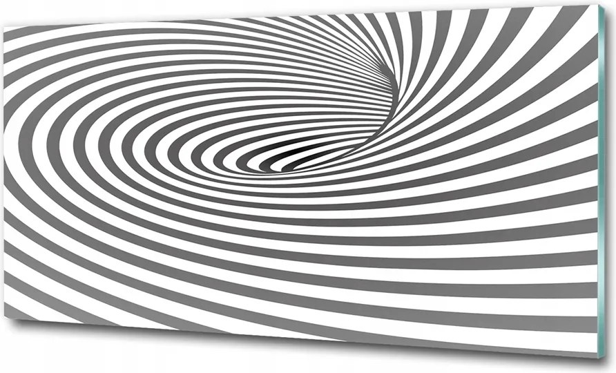 Fotótapéta üveg falra Csíkos spirál 100x70