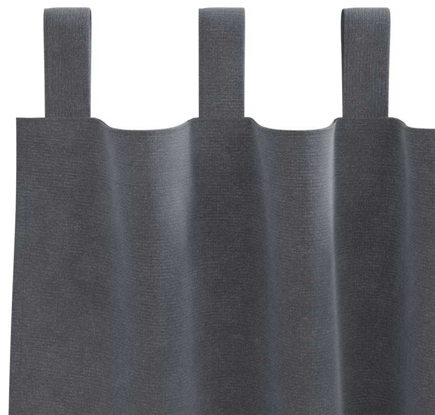 Feketeárnyékos Függönyök Hurokkal 2 db Szuper Világosszürke Bársonyos