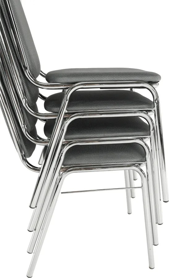 Szék tárgyalóterembe, szürke háló, ZEKI