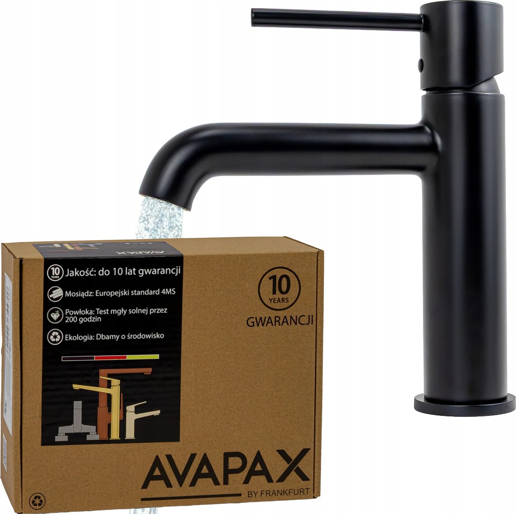 Mosdó csaptelep fekete álló mosdó csaptelep Loft matt Öko Takarékos