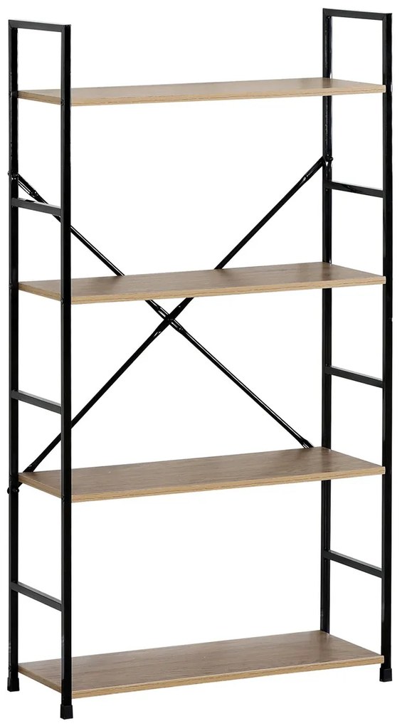 GD-224 OAK Stor 4 polcos állvány, 58,5 x 23,5 x112,5 cm, 4 emelet