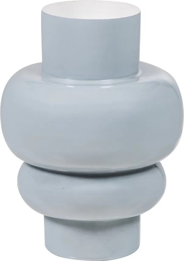 Világosszürke fém váza (magasság 27 cm) Auri – WOOOD