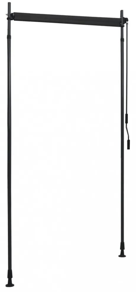 antracitszürke kültéri roló 100 x 270 cm