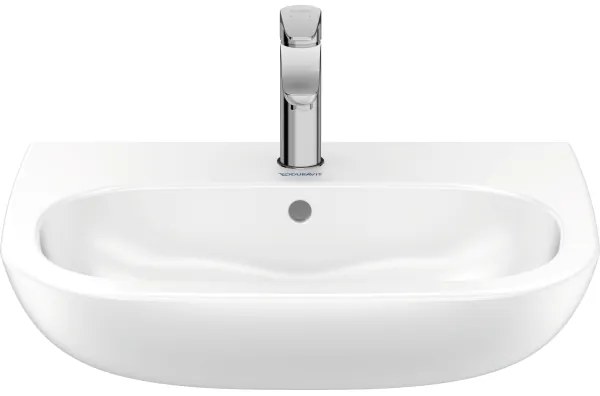 Duravit 23106000002 - D-CODE falra szerelhető mosdó 60x46 cm, kerámia, fényes fehér