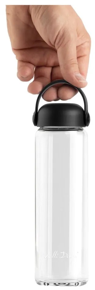 Fekete üveg ivópalack 540 ml Fuori – Vialli Design