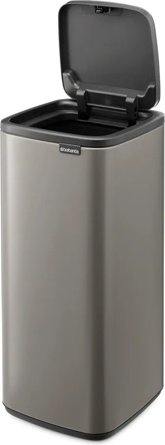 Szürke acél érintésre nyíló szemetes 30 l Bo Touch – Brabantia
