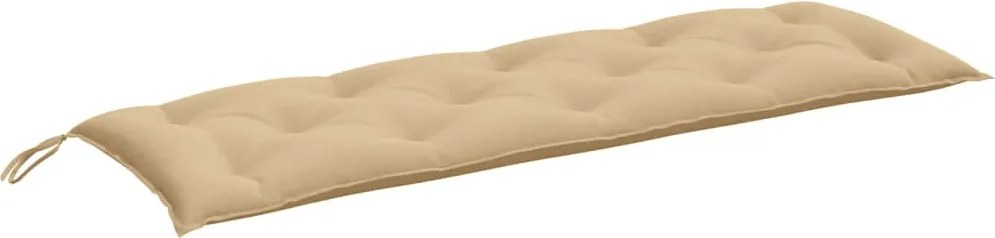 vidaXL melange bézs szövet kerti padpárna 150 x 50 x 7 cm