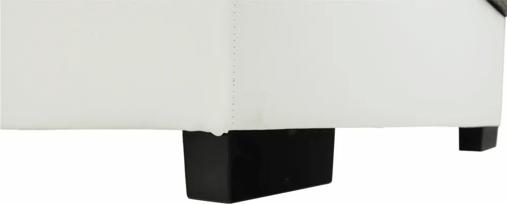 Ülőgarnitúra, fehér/szürke melír, balos, MINERVA