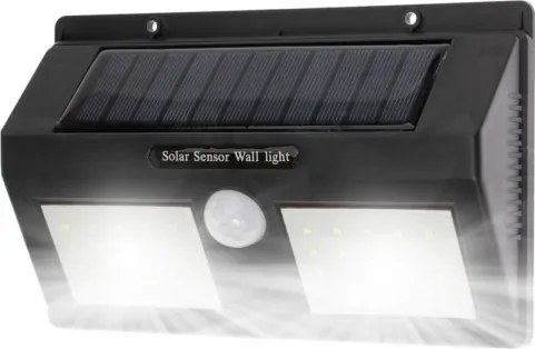 Napelemes LED fali lámpa érzékelővel LED/1,2W/3,7V 1200 mAh IP44