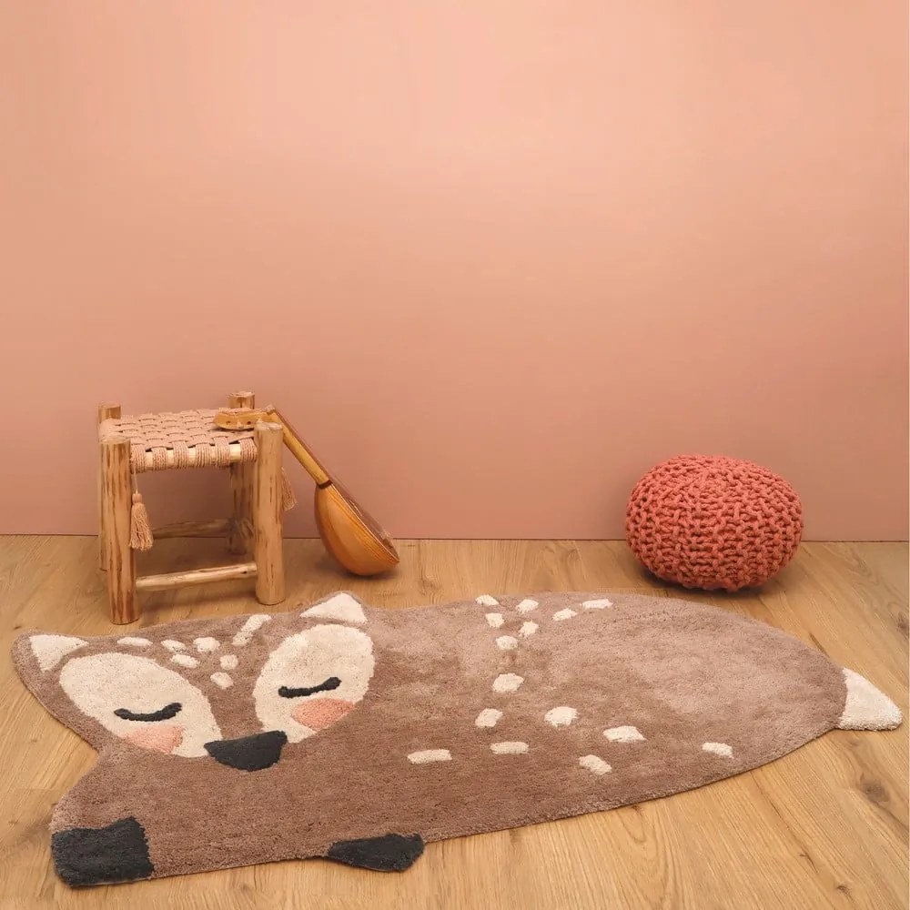 Little Deer gyerek pamutszőnyeg, 70 x 110 cm - Nattiot
