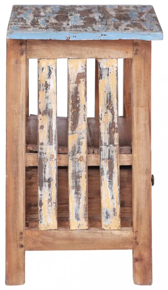 vidaXL tömör mahagóni fa éjjeliszekrény 41 x 30 x 50 cm