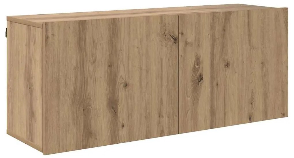 TV egységek Falra szerelhető 6 pcs kézműves tölgy Faanyag