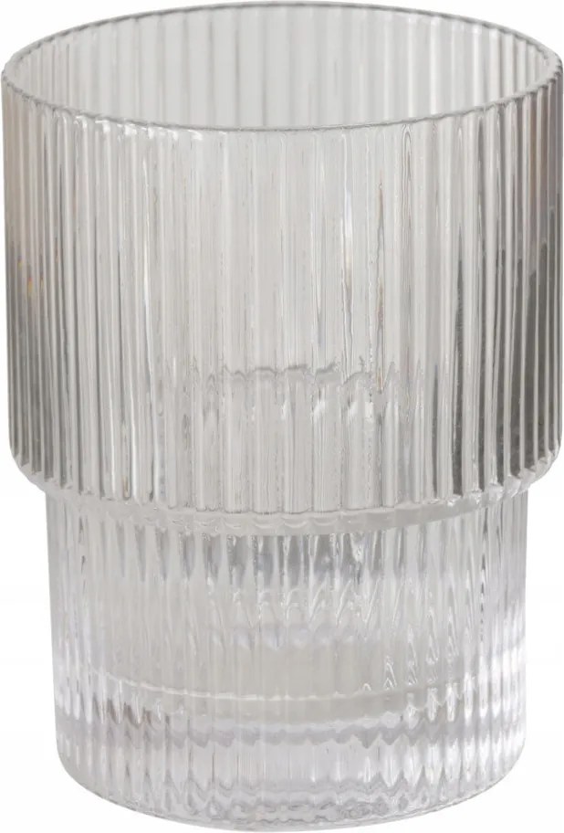 Bordázott Pohár Átlátszó Üveg Riffo 180 ML 9,5 X 7 CM