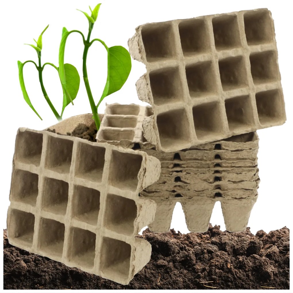 Tőzeg Kaspók Tőzeg Kaspó Paletta 15,5x11,5x5cm 10db