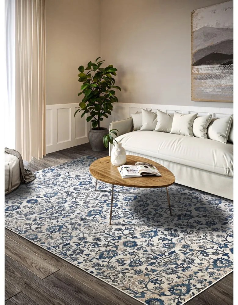Kék-krémszínű szőnyeg 120x170 cm Ernest – Villeroy&amp;Boch