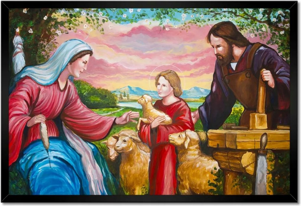 Poszterek keretben 60x40 Szent Család