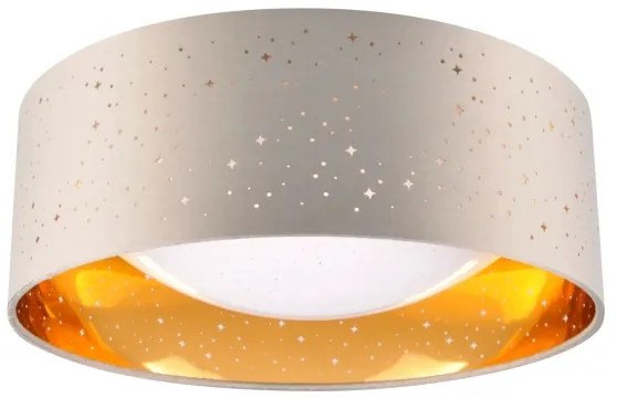 LED Mennyezeti lámpa TULUZA LED/18W/230V á. 32 cm barna